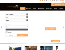Tablet Screenshot of channelgroupinmobiliaria.com
